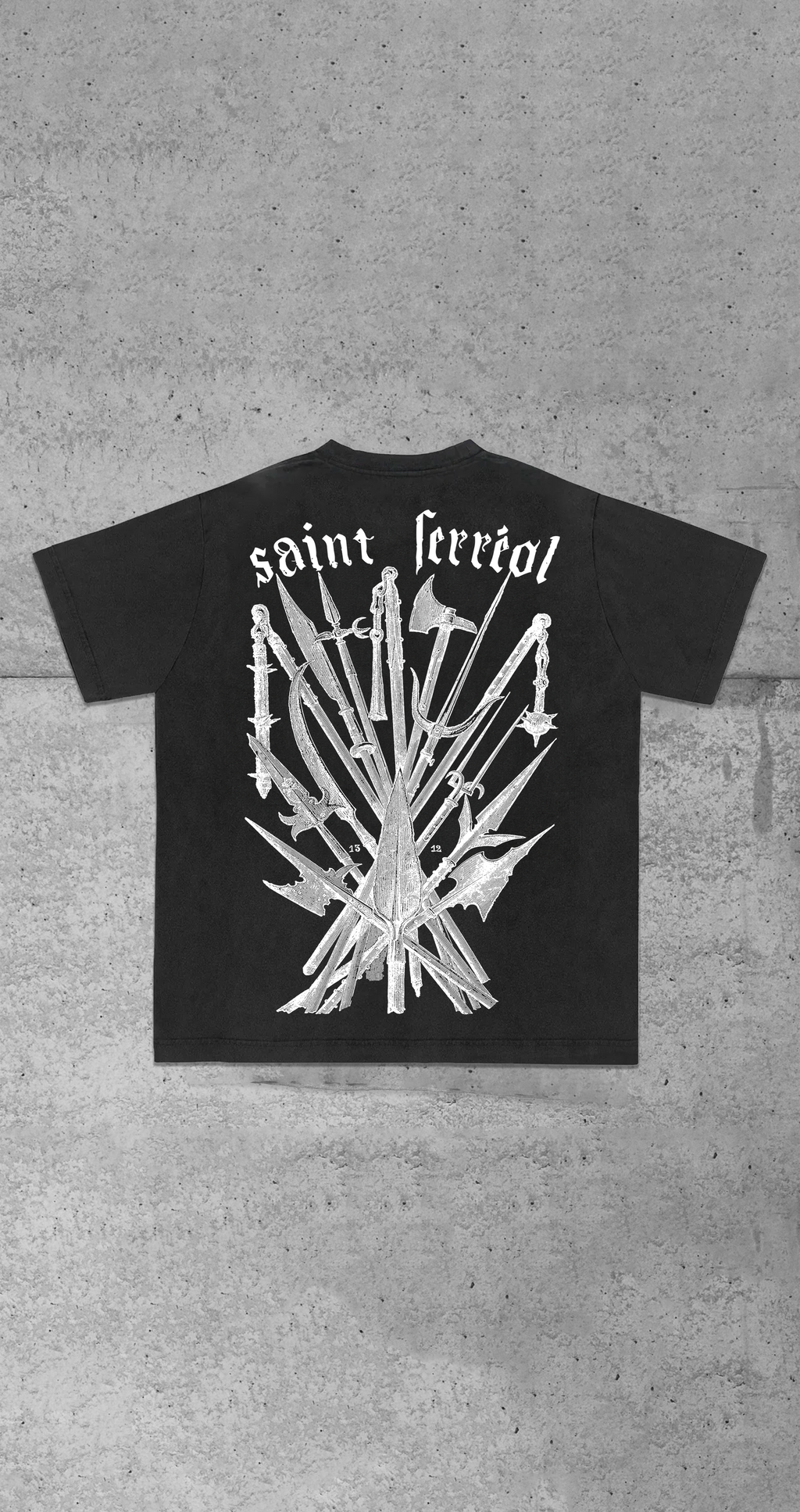 "WEAPONS OF WAR" TEE SHIRT (BLACK)